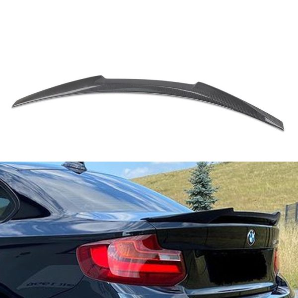 P M4 CS PSM DA C74 Style Carbon Rear Trunk Spoiler Wing for BMW F22 F23 F44 218 220 235i 240i F87 M2 CS Competition - 图片 4
