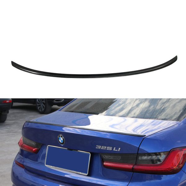 AC CS DA M3 M4 MP PSM P Style Carbon Rear Spoiler Trunk Wing for BMW 3 Series G20 G80 318i 320i 330 335i 340i CS Competition - 图片 5